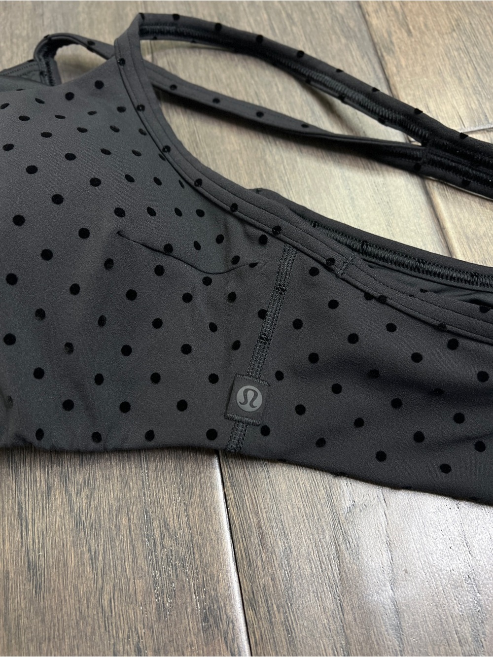 NEW Lululemon Flow Y Bra Light Support C/D Cup Evolve Flocked - Picture 3 of 8